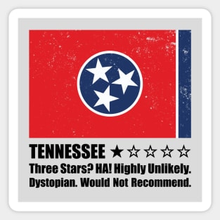 Tennessee: One Star Review Sticker